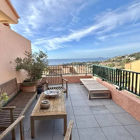 Avec Terrasse Vue Mer, Clim Et Parking A - 2 Pour 4 Pers. - Fr-1-61-648 *